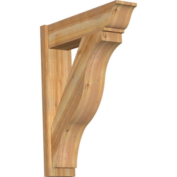 Ekena Millwork Funston Rough Sawn Traditional Outlooker, Western Red Cedar, 8"W x 30"D x 38"H OUT08X30X38FST01RWR - main